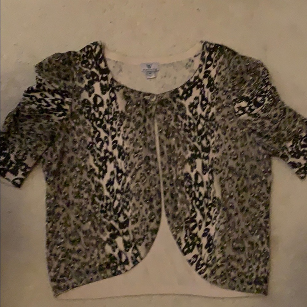 Waste length cardigan